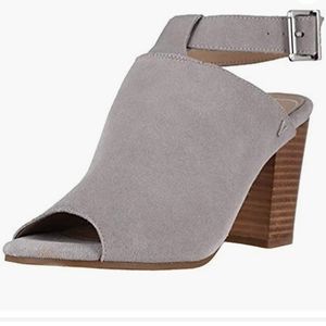 Vionic Women's Perk Kaia Heel - Ladies Peep Bootie Stacked Heels 